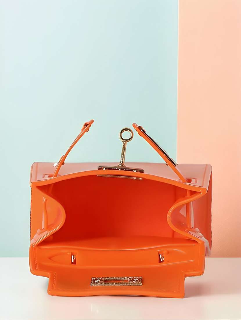 women solid structured pu sling bag - 22225292 -  Standard Image - 2