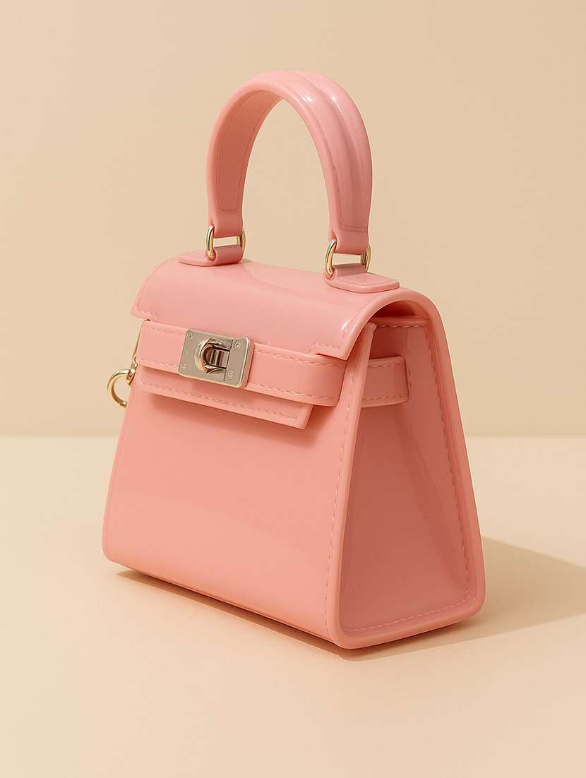 women solid structured pu sling bag - 22225293 -  Standard Image - 2