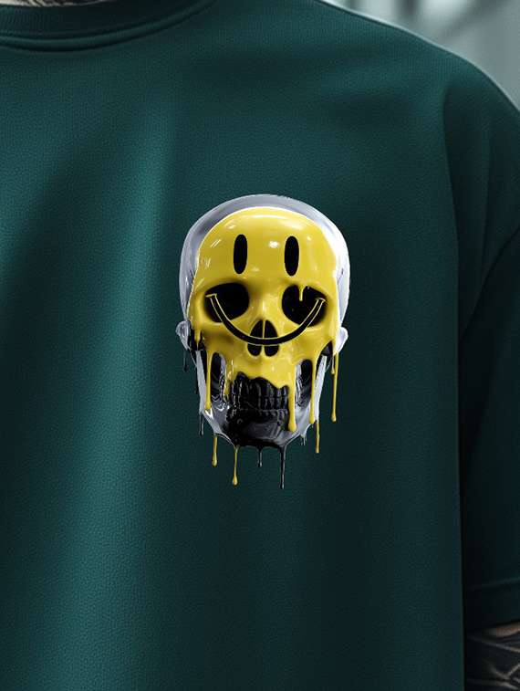 men printed short sleeve oversized t-shirt - 22225341 -  Standard Image - 2