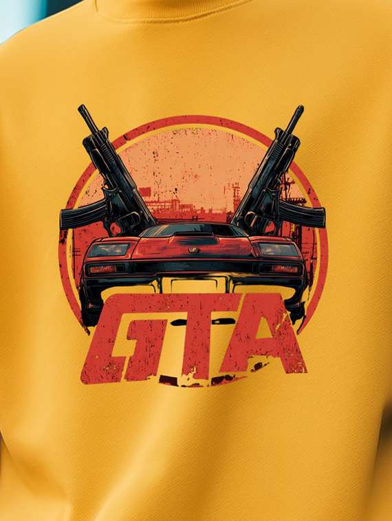 men front print short sleeve oversized t-shirt - 22225351 -  Standard Image - 2