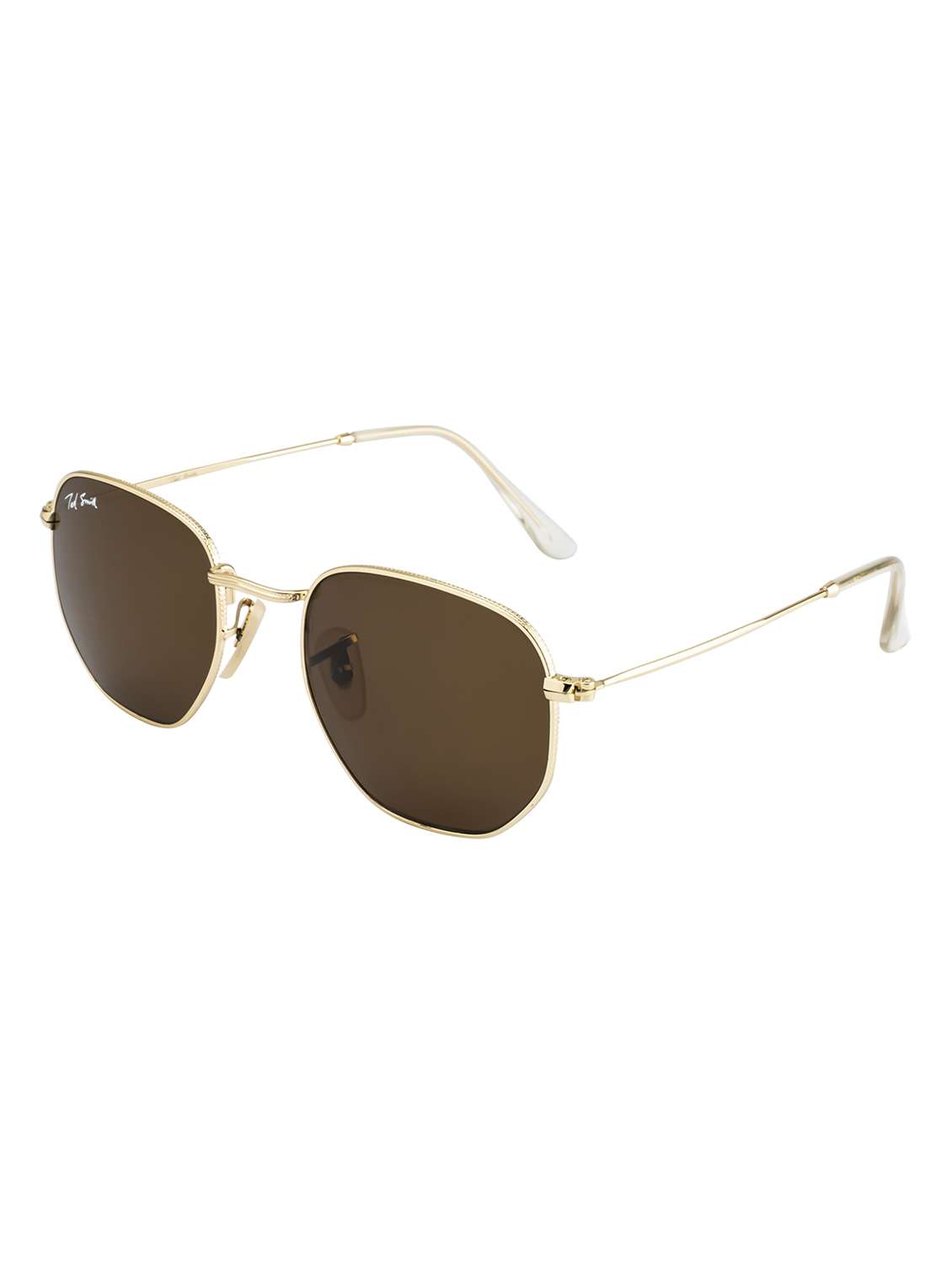 ted smith unisex hexagonal sunglasses - 22225384 -  Standard Image - 2