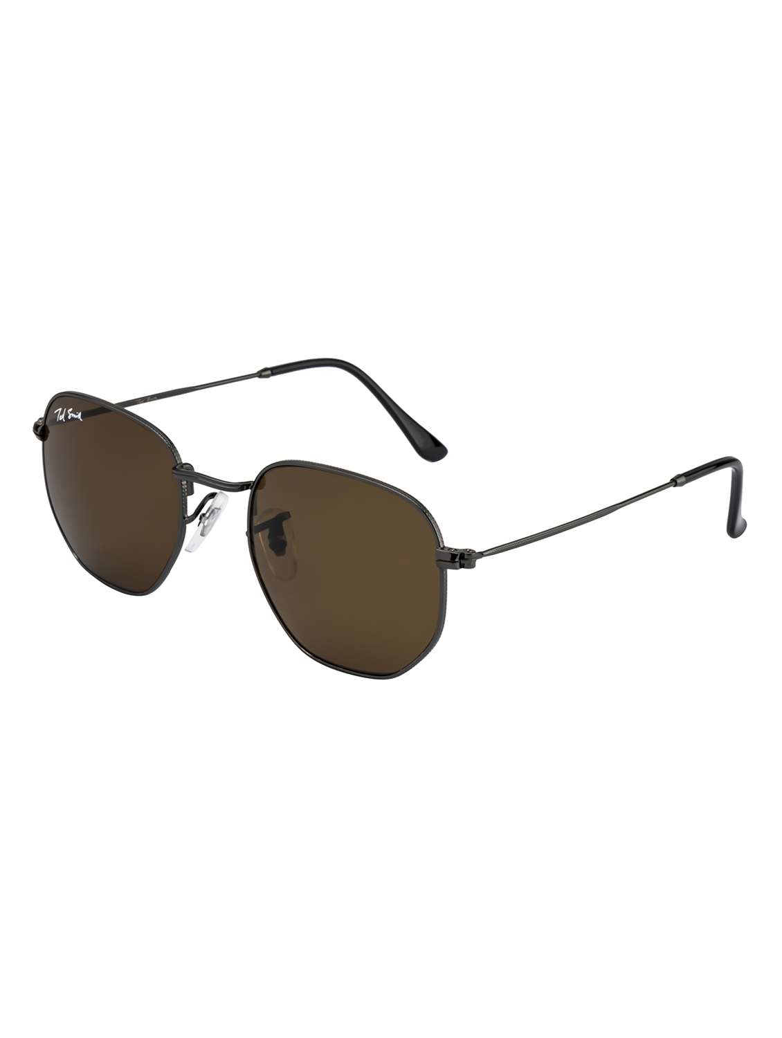 ted smith unisex hexagonal sunglasses - 22225388 -  Standard Image - 2