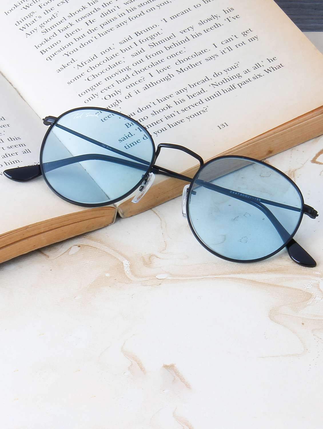 ted smith unisex round sunglasses