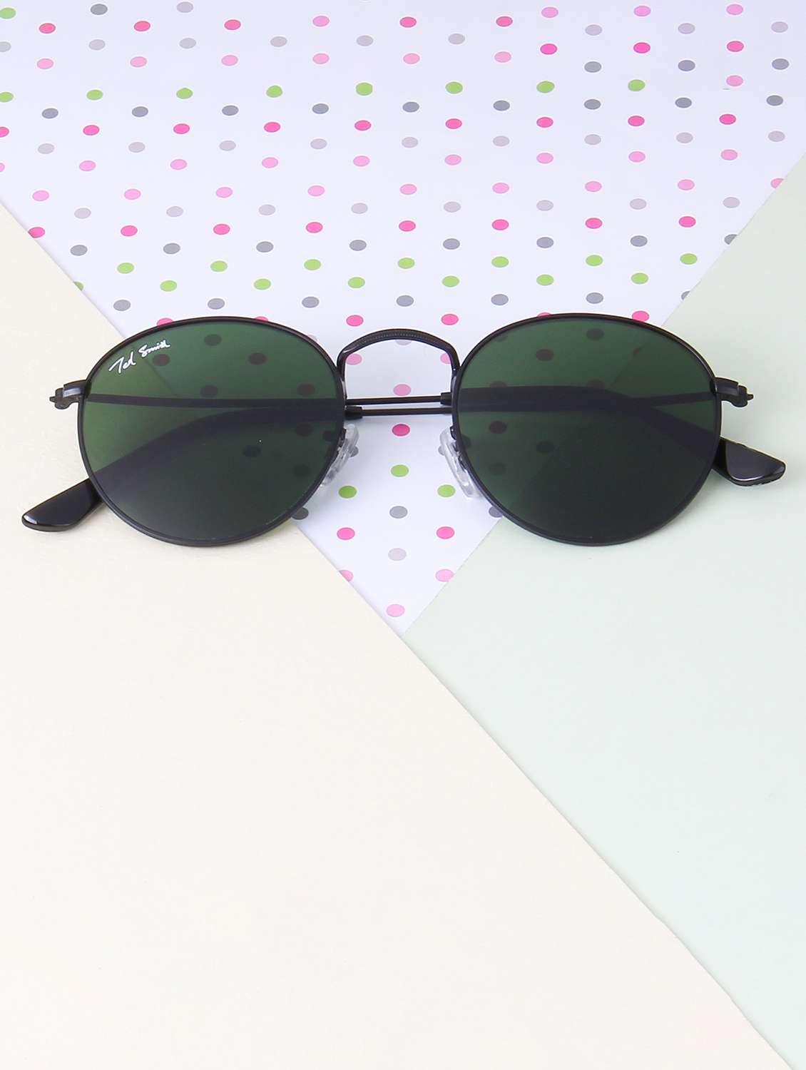 ted smith unisex round sunglasses