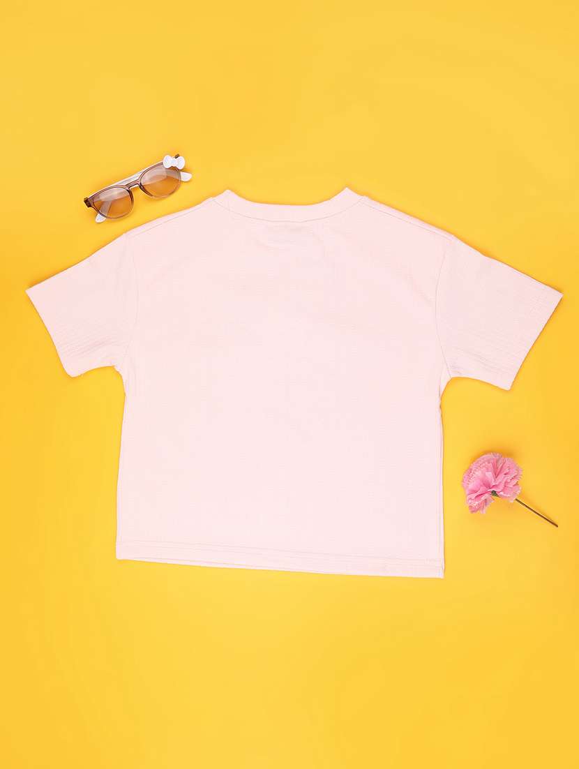 boys pink cotton blend t-shirt - 22226270 -  Standard Image - 2