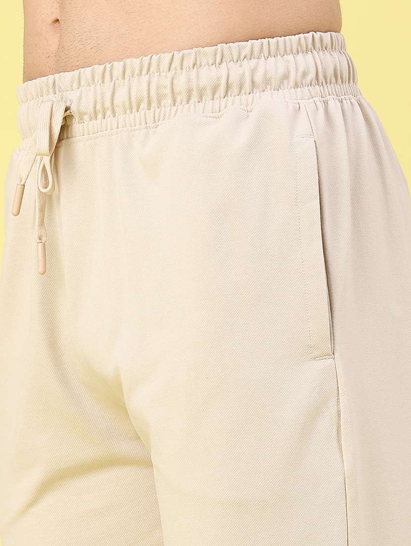 men solid mid rise full length track pant - 22226330 -  Standard Image - 2