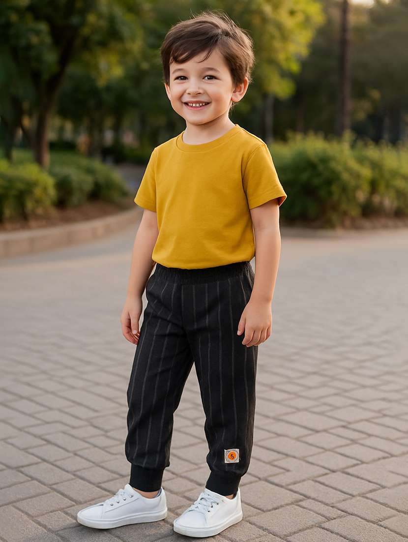 boys striped mid rise jogger - 22226450 -  Standard Image - 2