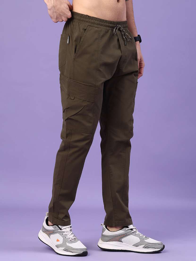 men olive cotton cargo - 22226628 -  Standard Image - 2