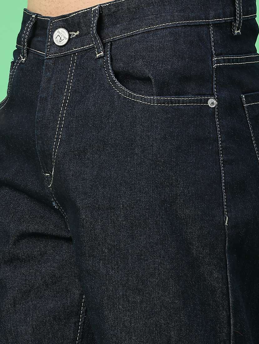 Men Plain Mid Rise Relaxed Fit Jeans - 22226678 -  Standard Image - 2