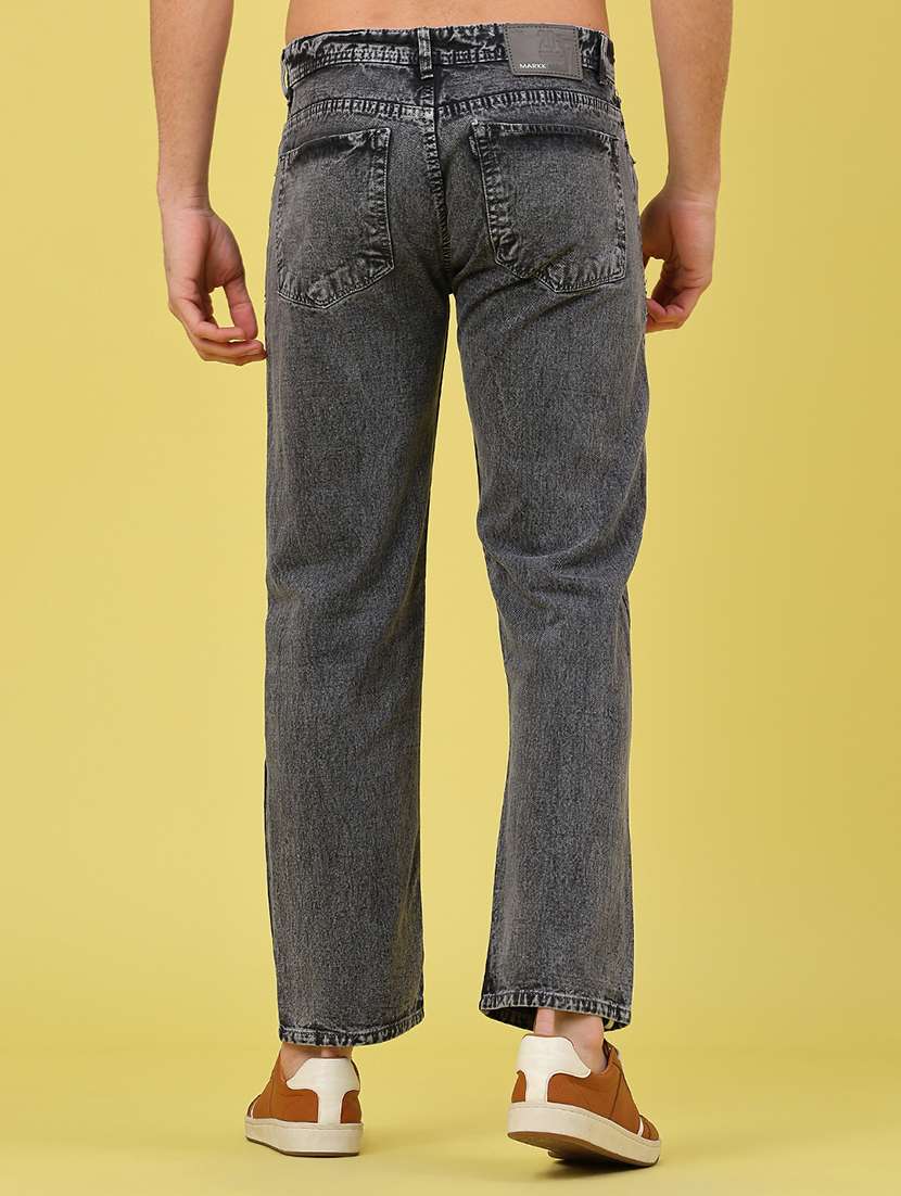 Men Plain Mid Rise Ankle Length Jeans - 22226757 -  Standard Image - 2