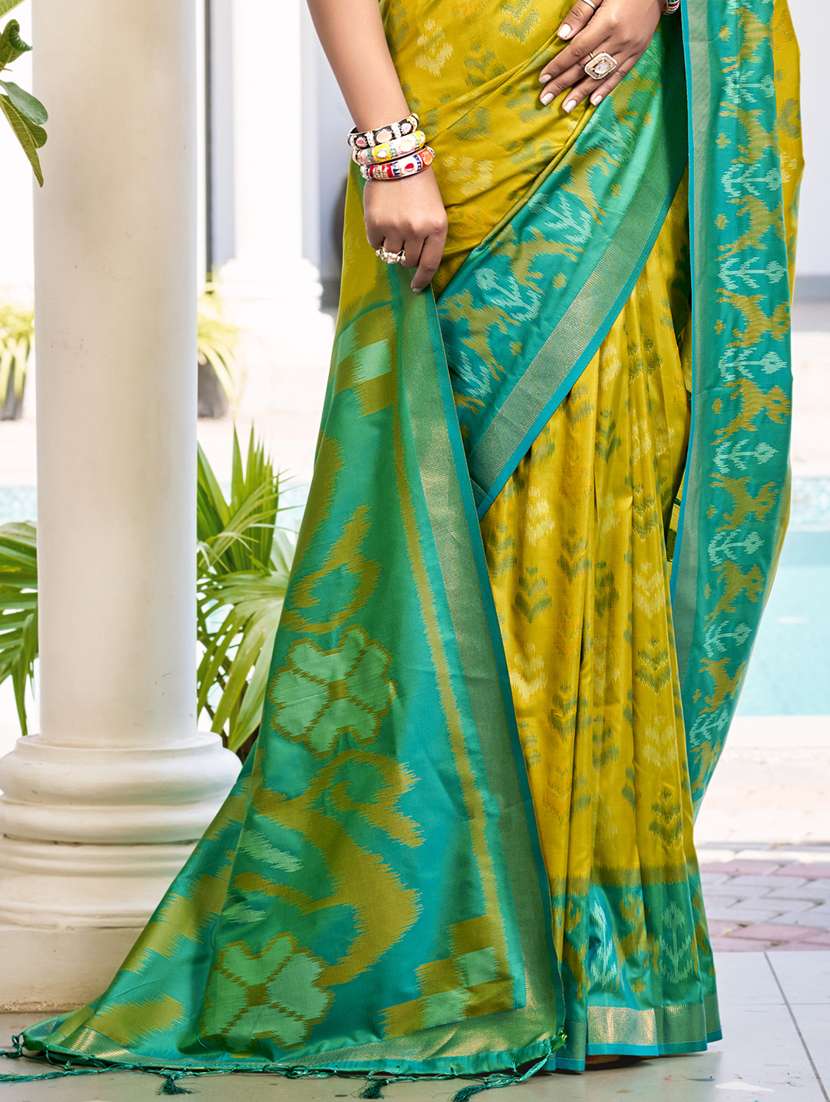 women self design pochampalli saree with blouse - 22226964 -  Standard Image - 2