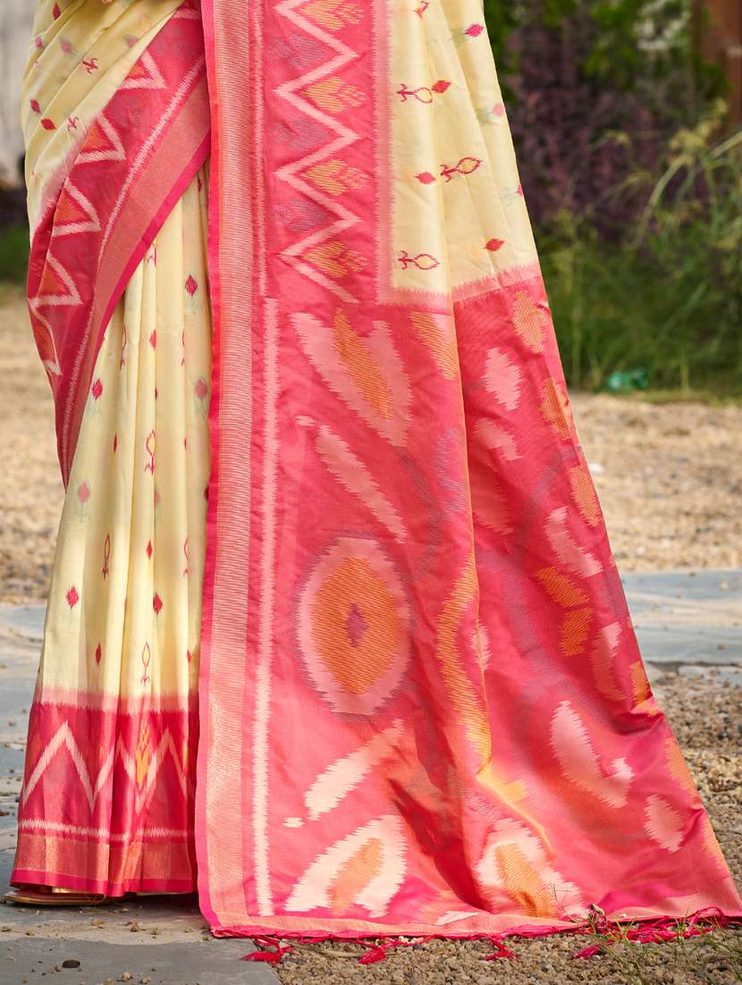 women self design pochampalli saree with blouse - 22226993 -  Standard Image - 2