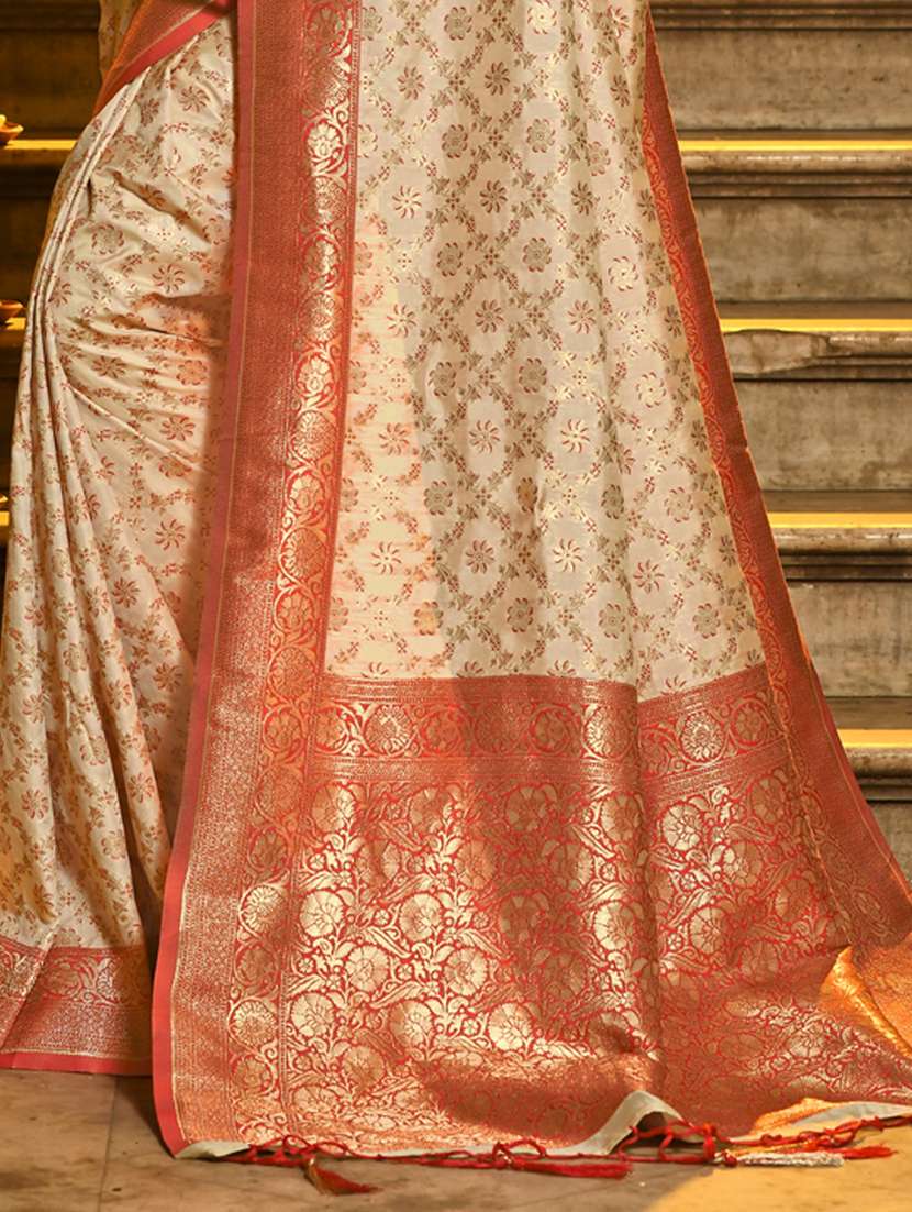 women self design banarasi saree with blouse - 22227029 -  Standard Image - 2