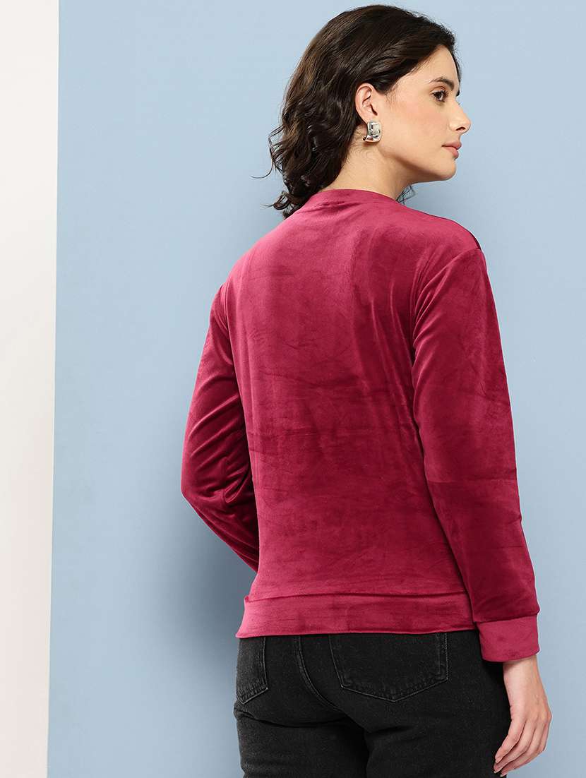 women printed long sleeve sweatshirt - 22227126 -  Standard Image - 2