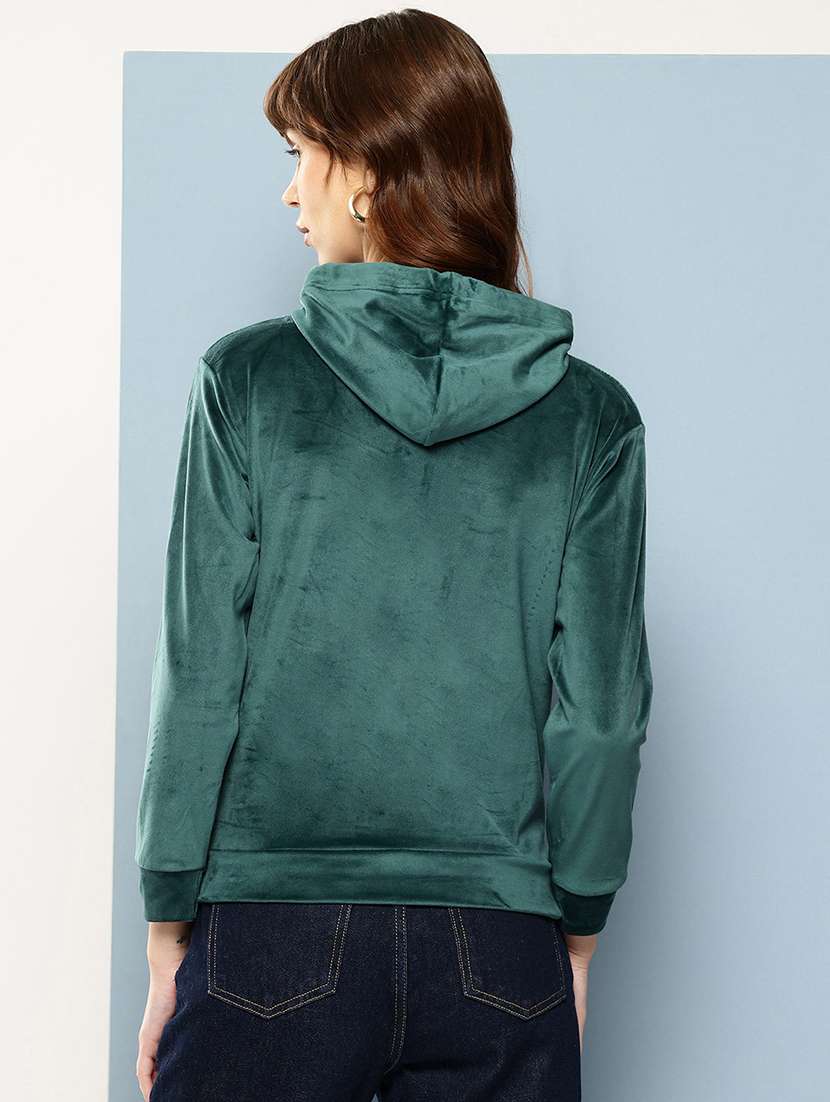 women printed long sleeve hooded sweatshirt - 22227128 -  Standard Image - 2