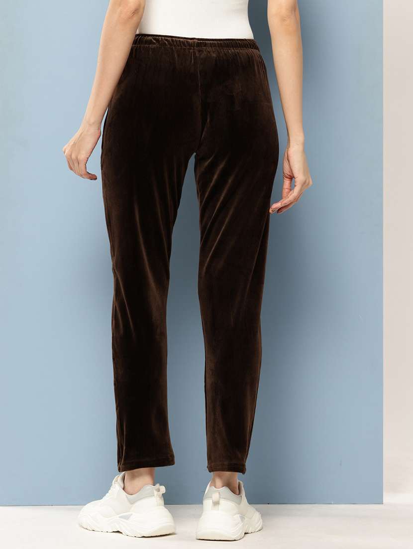 women solid mid rise loungewear pajama - 22227131 -  Standard Image - 2