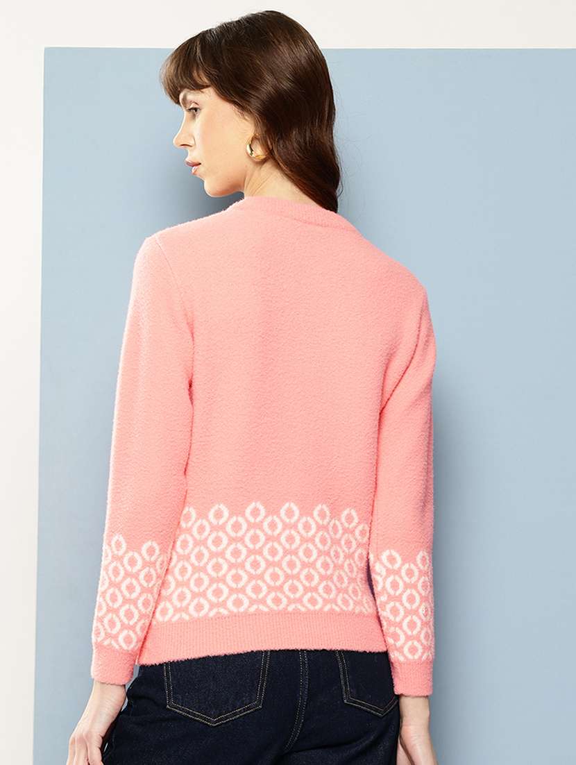 women self design long sleeve pullover - 22227152 -  Standard Image - 2