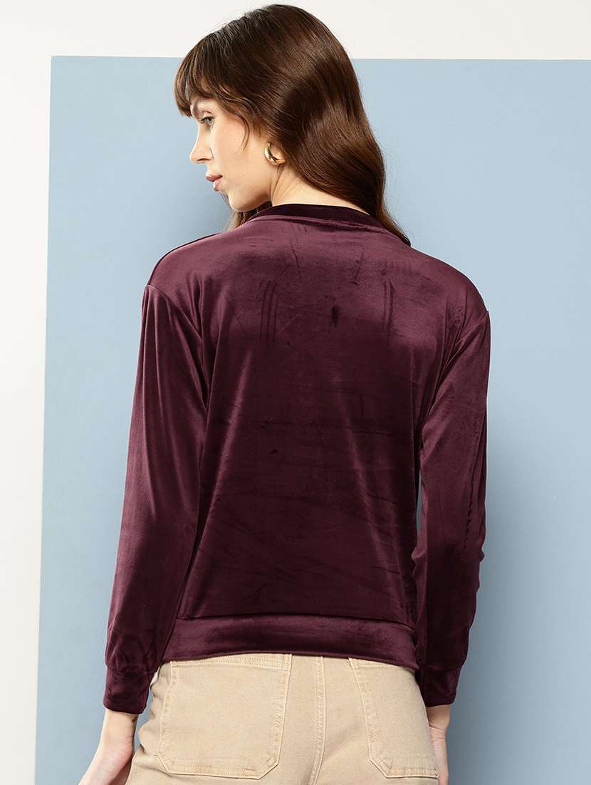 women printed long sleeve sweatshirt - 22227154 -  Standard Image - 2