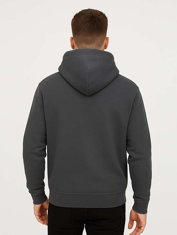 grey fleece plain sweatshirt - 22227194 -  Standard Image - 2
