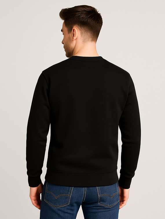 men solid long sleeve regular fit sweatshirt - 22227216 -  Standard Image - 2