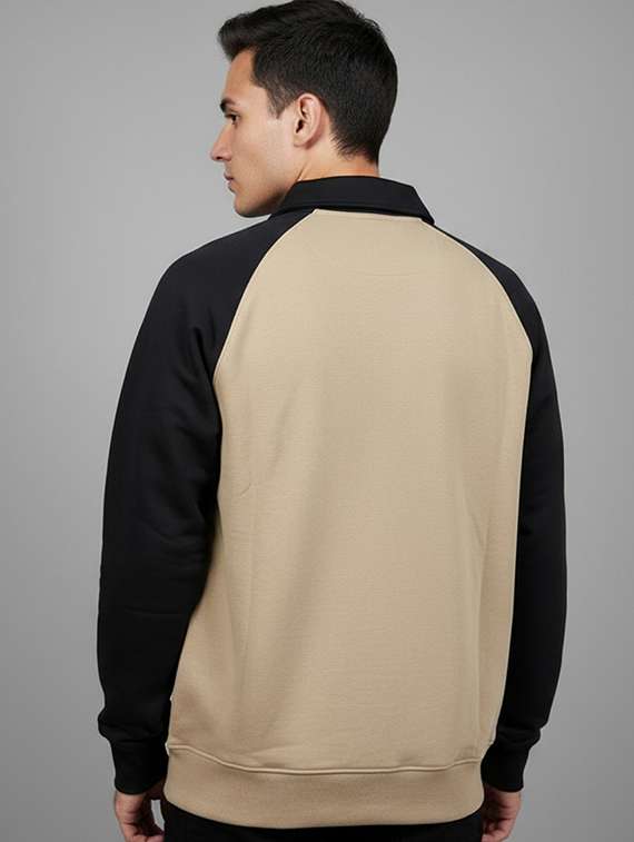 men color block long sleeve regular fit sweatshirt - 22227285 -  Standard Image - 2
