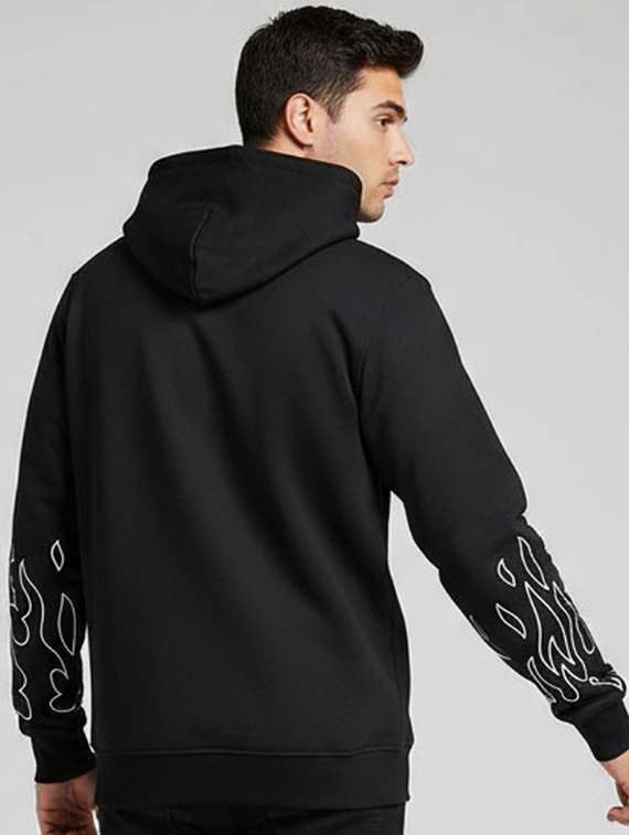 Men Front Print Long Sleeve Regular Fit Sweatshirt - 22227332 -  Standard Image - 2