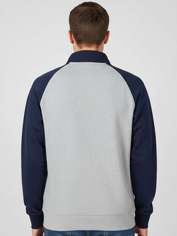 men color block long sleeve regular fit sweatshirt - 22227336 -  Standard Image - 2