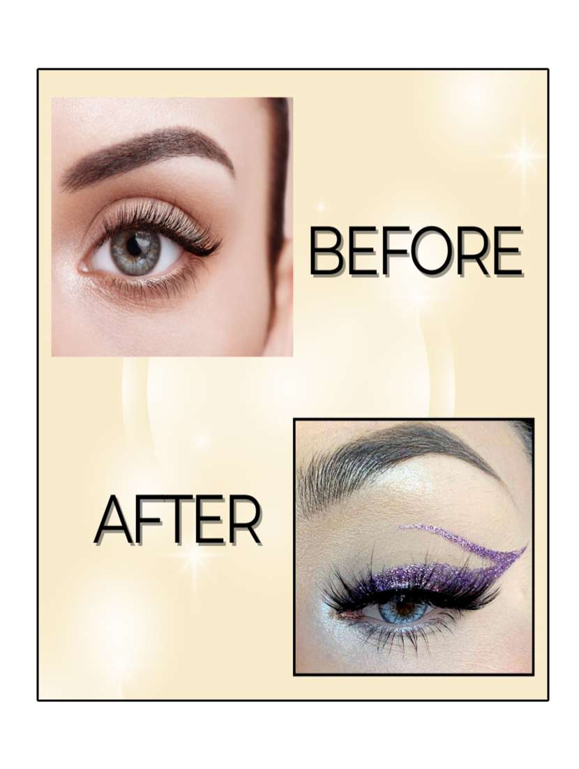 bobi glitter eyeliner delivers a radiant shimmer with every stroke combining intense colour with dazzling micro-fine glitter - 22227364 -  Standard Image - 2