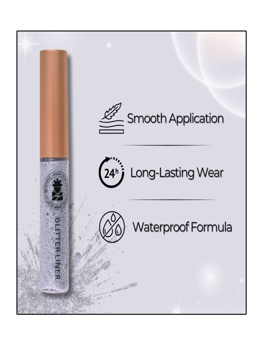 bobi glitter eyeliner delivers a radiant shimmer with every stroke combining intense colour with dazzling micro-fine glitter - 22227366 -  Standard Image - 2