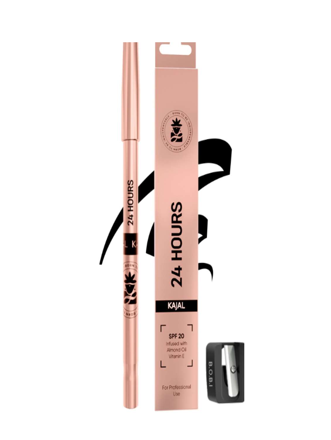 bobi 24 hours kajal delivers intense black definition with a creamy glide-on formula that enhances any eye shape