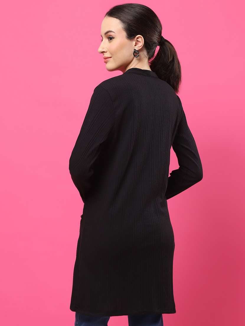 women self designed long sleeve shrug - 22227458 -  Standard Image - 2