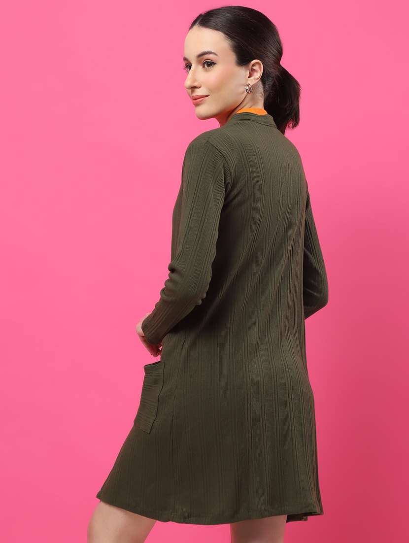 women self designed long sleeve shrug - 22227466 -  Standard Image - 2