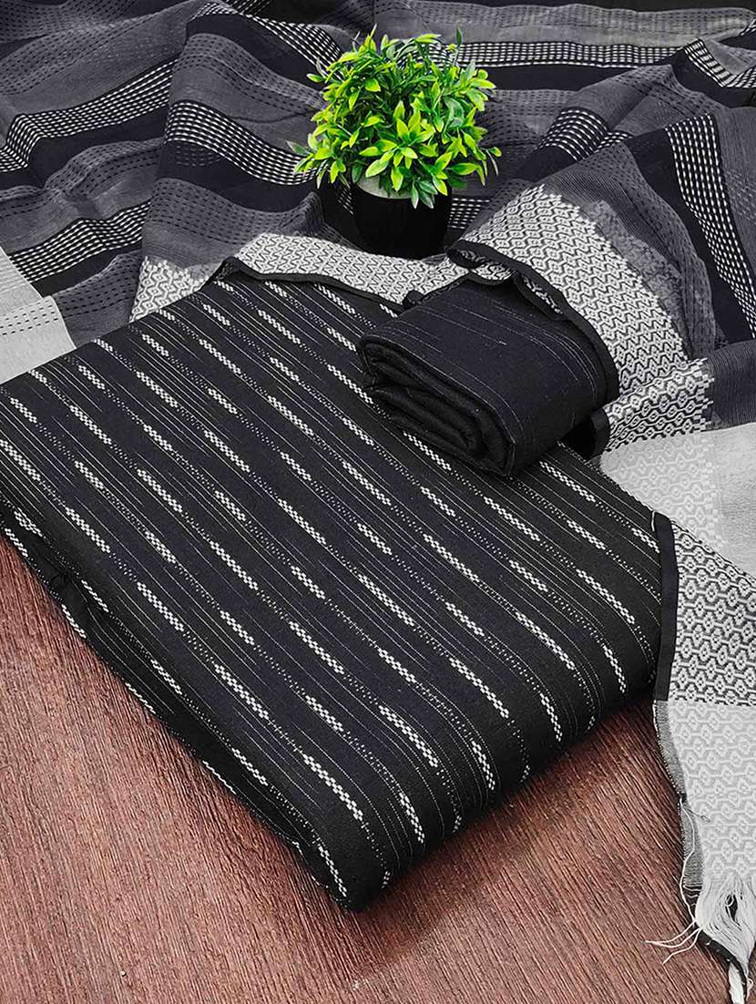 women self design unstitched suit set