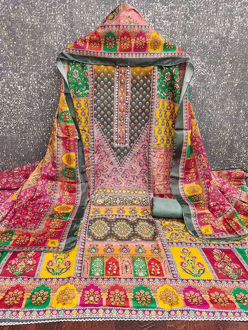 women printed unstitched suit set - 22227522 -  Standard Image - 2