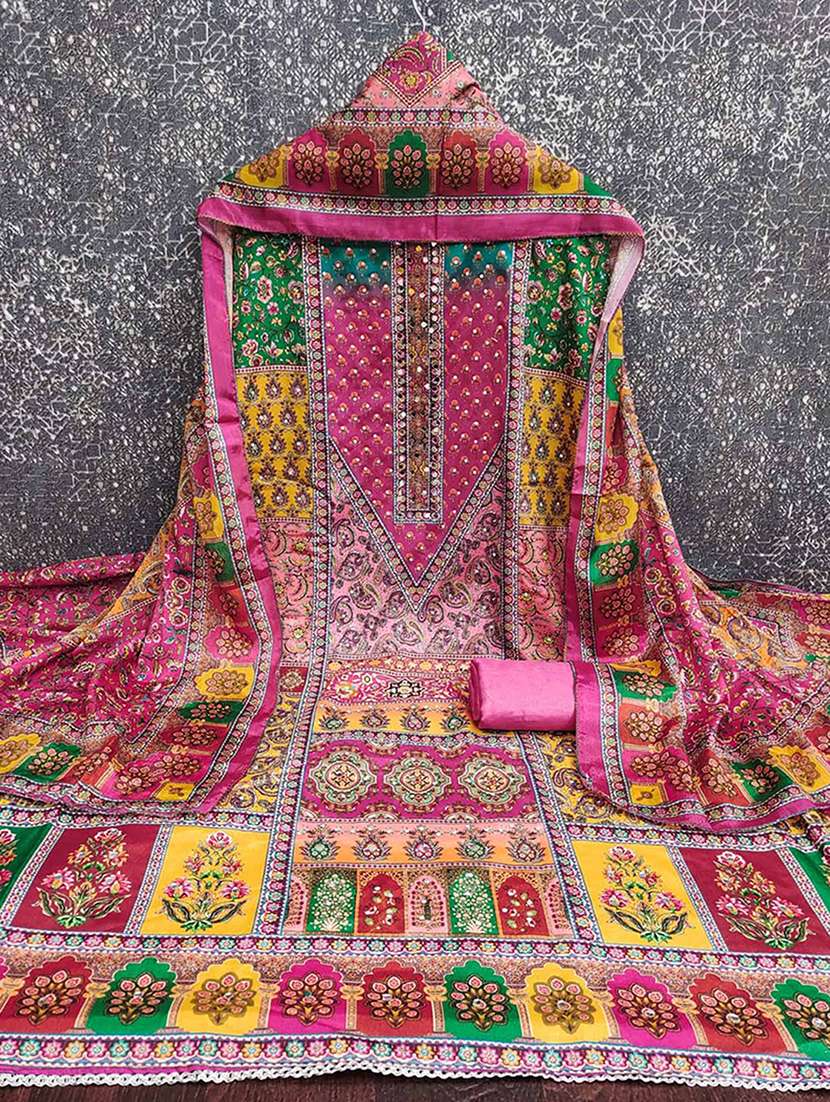 women printed unstitched suit set - 22227524 -  Standard Image - 2