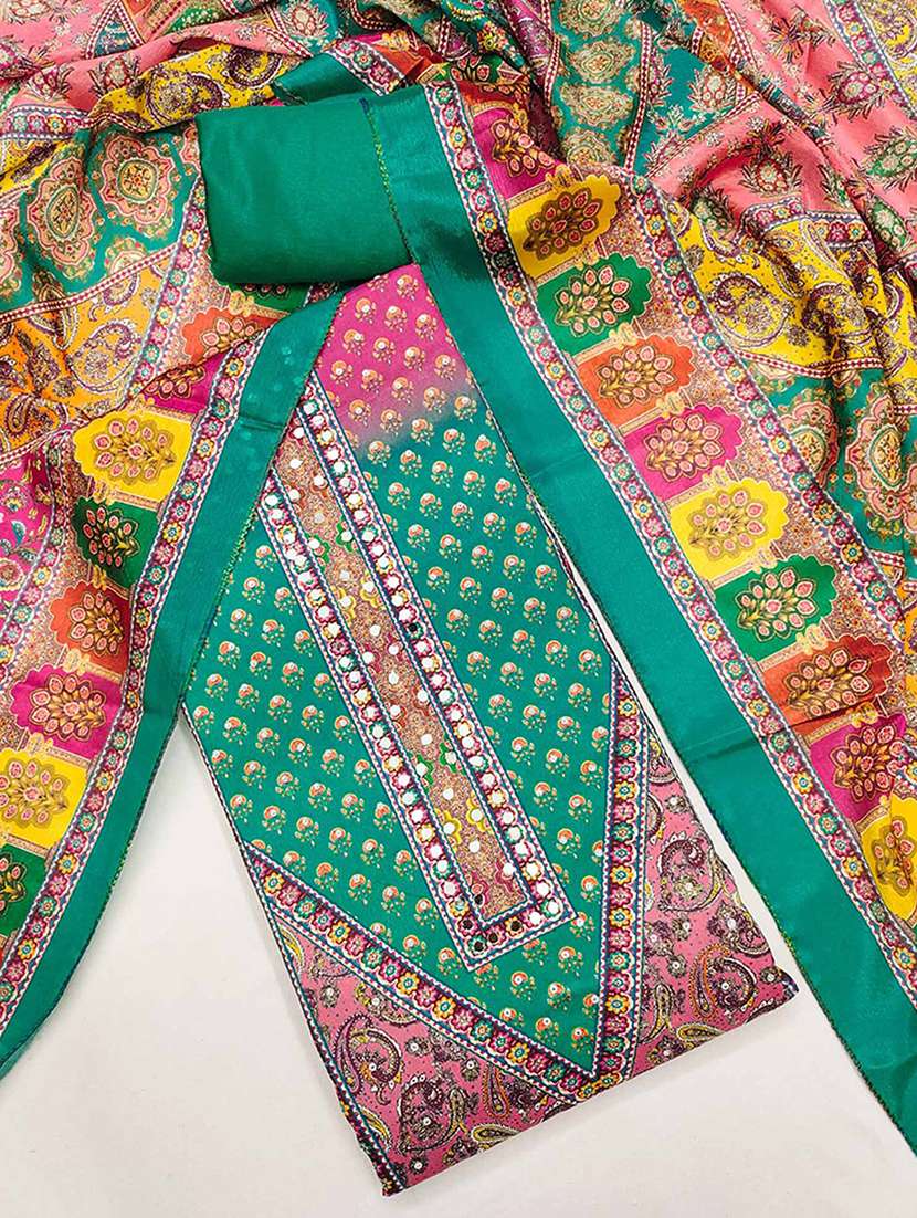 women printed unstitched suit set - 22227525 -  Standard Image - 2