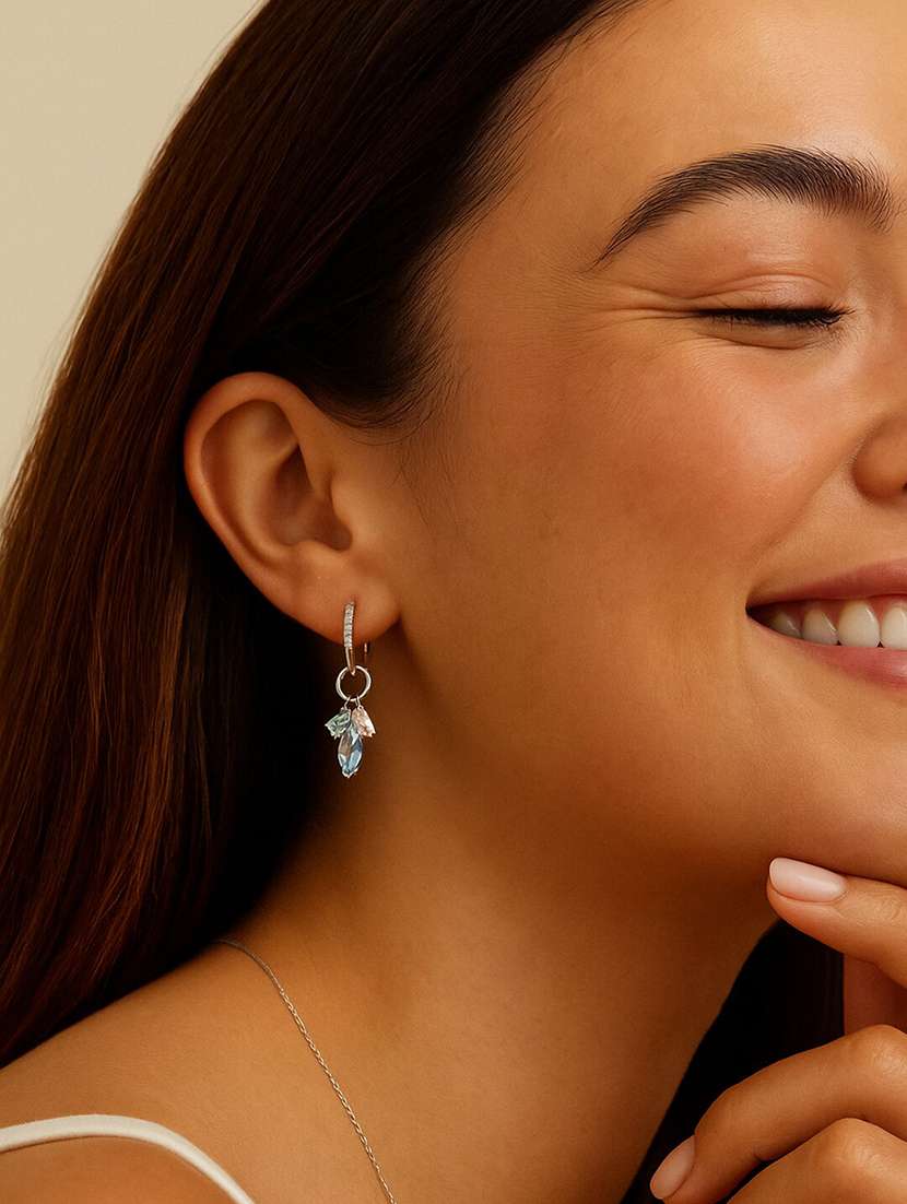 women stone danglerdrop earrings