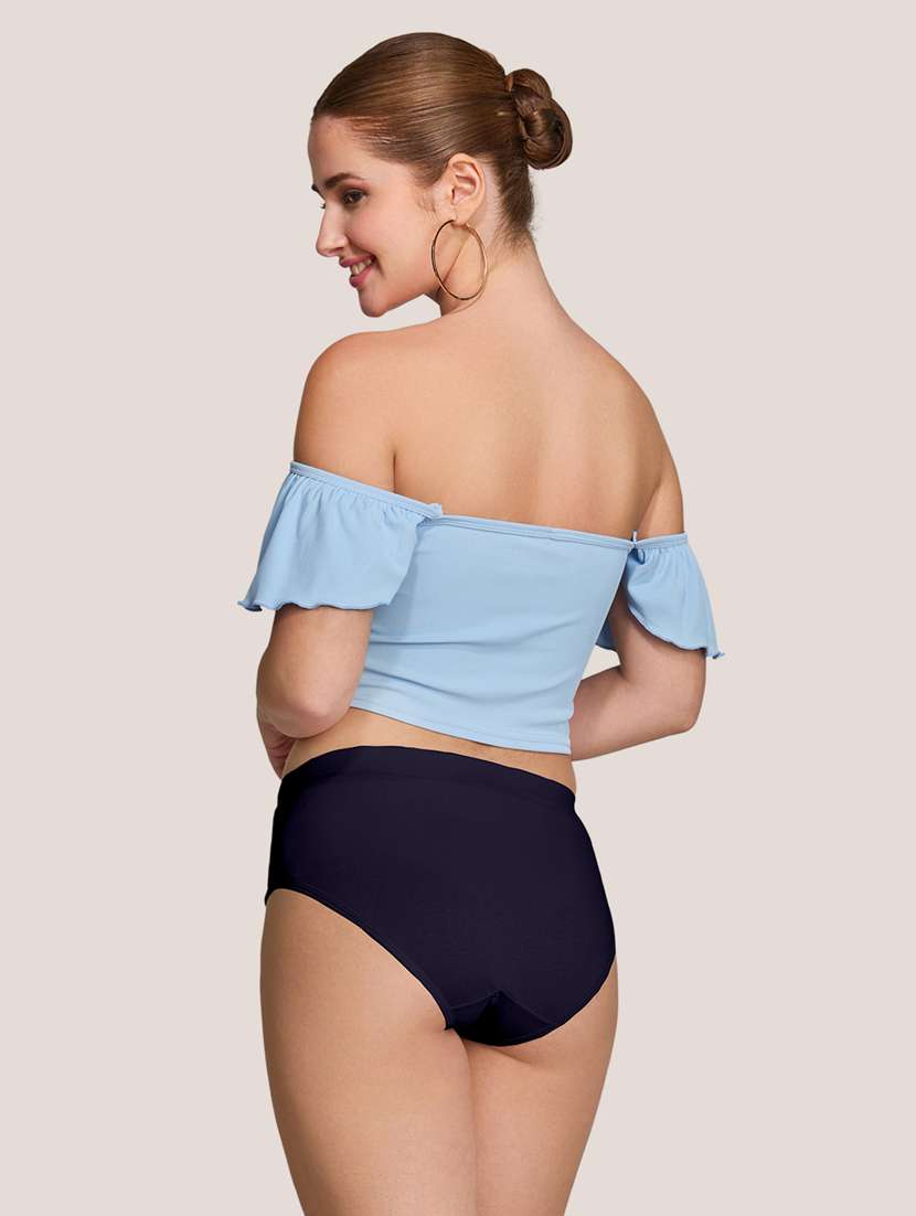 women pack of 3 solid mid rise panty - 22227638 -  Standard Image - 2