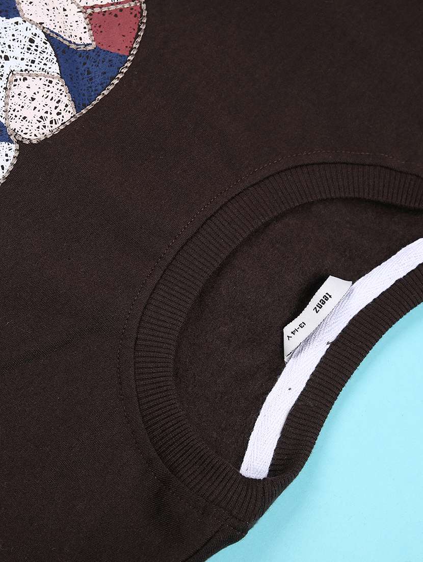 girls printed long sleeve sweatshirt - 22227681 -  Standard Image - 2