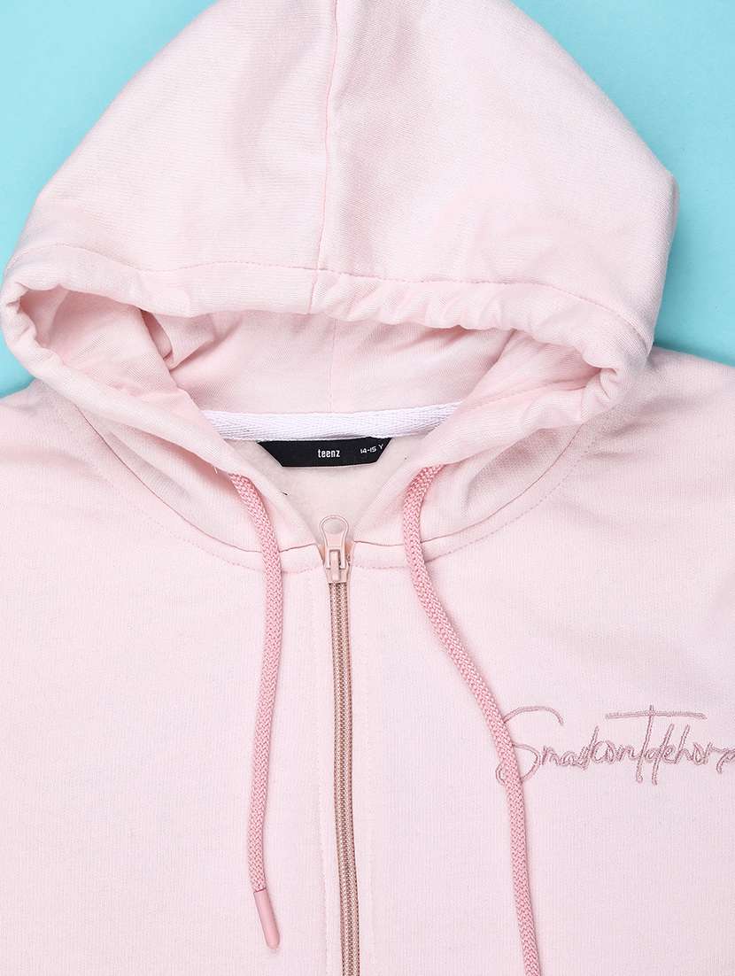 girls printed long sleeve hooded sweatshirt - 22227682 -  Standard Image - 2