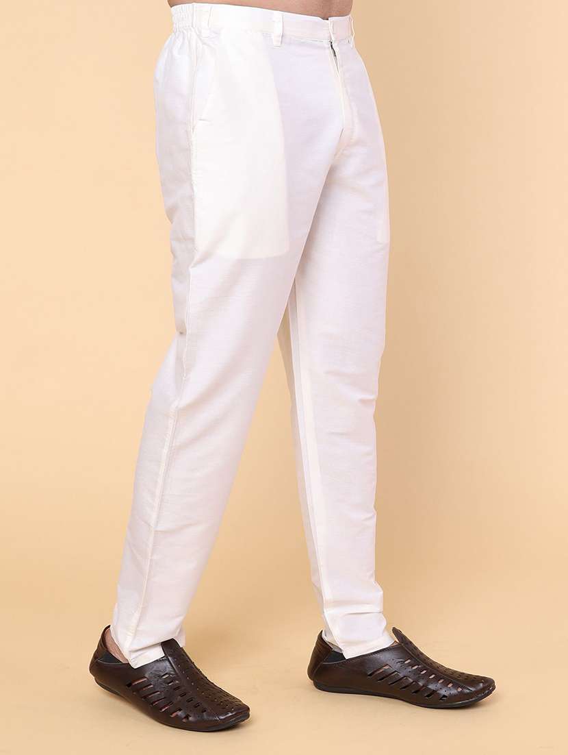 men solid mid rise ethnic pyjama  - 22228110 -  Standard Image - 2