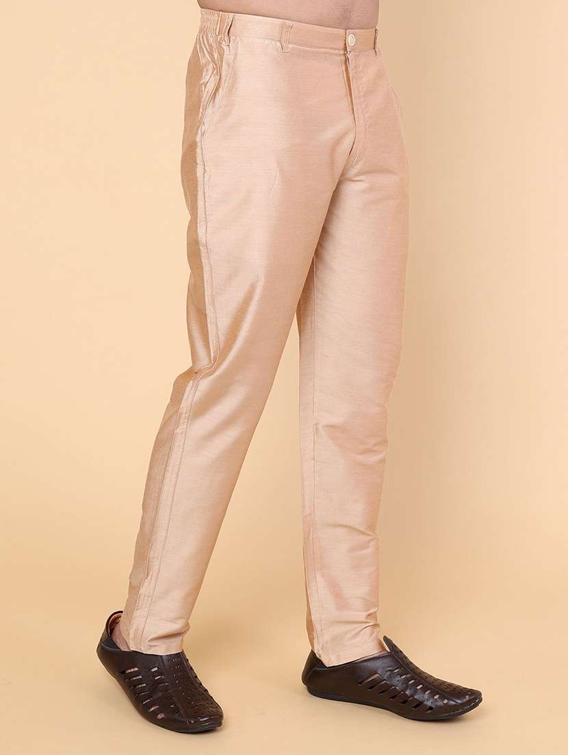 men solid mid rise ethnic pyjama  - 22228111 -  Standard Image - 2