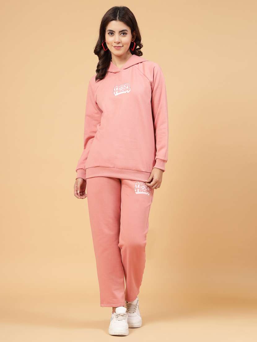 women printed sweatshirt and trouser co-ord set - 22228190 -  Standard Image - 2