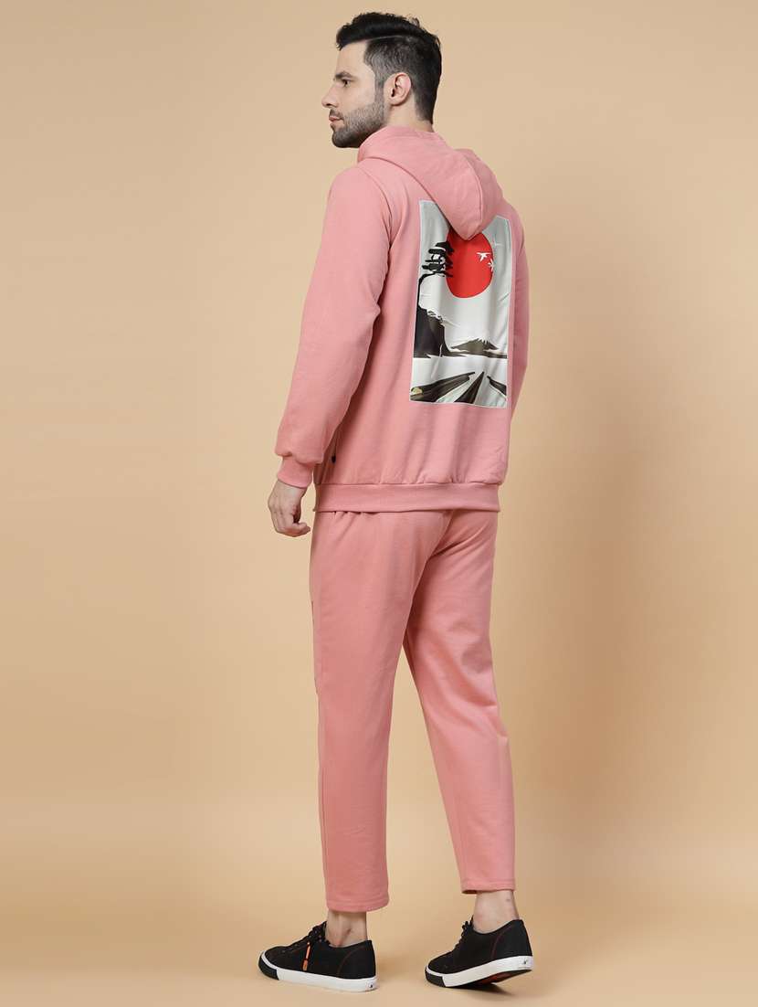 men printed long sleeve full length track suit - 22228218 -  Standard Image - 2