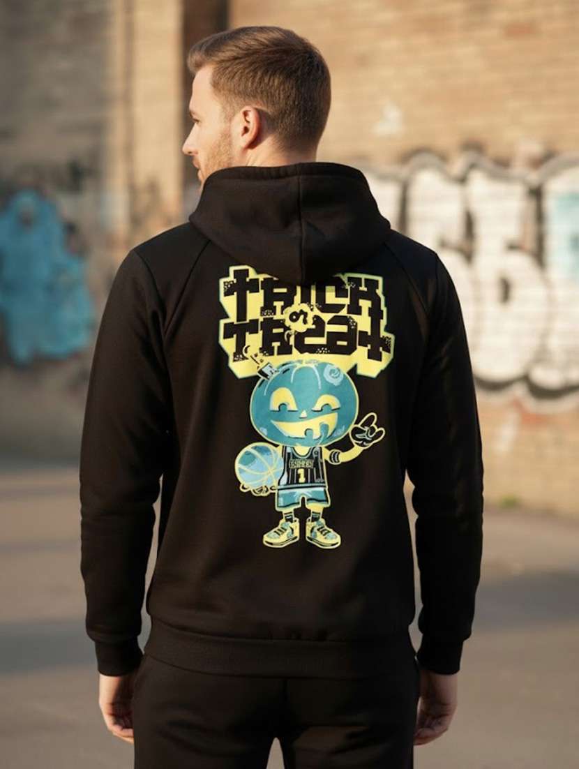 men printed long sleeve full length track suit - 22228220 -  Standard Image - 2