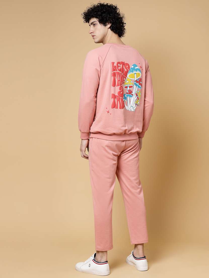 men printed long sleeve full length track suit - 22228222 -  Standard Image - 2