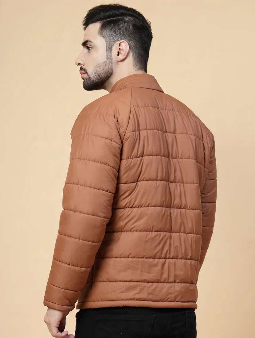 men color block long sleeve puffer jacket - 22228247 -  Standard Image - 2