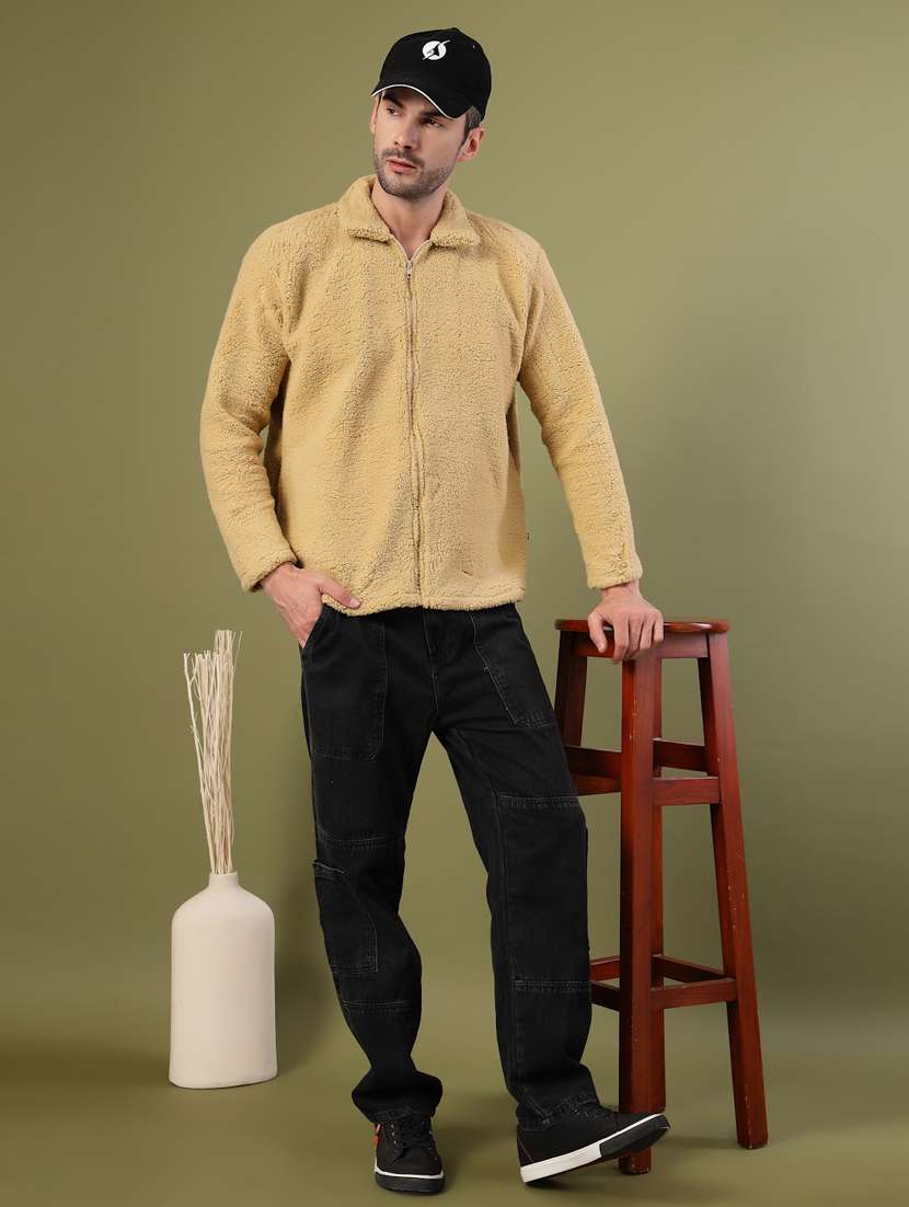 men solid long sleeve regular fit casual jacket - 22228251 -  Standard Image - 2