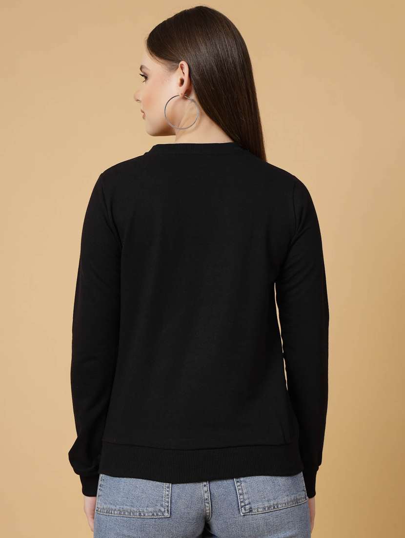 women printed long sleeve sweatshirt - 22228259 -  Standard Image - 2