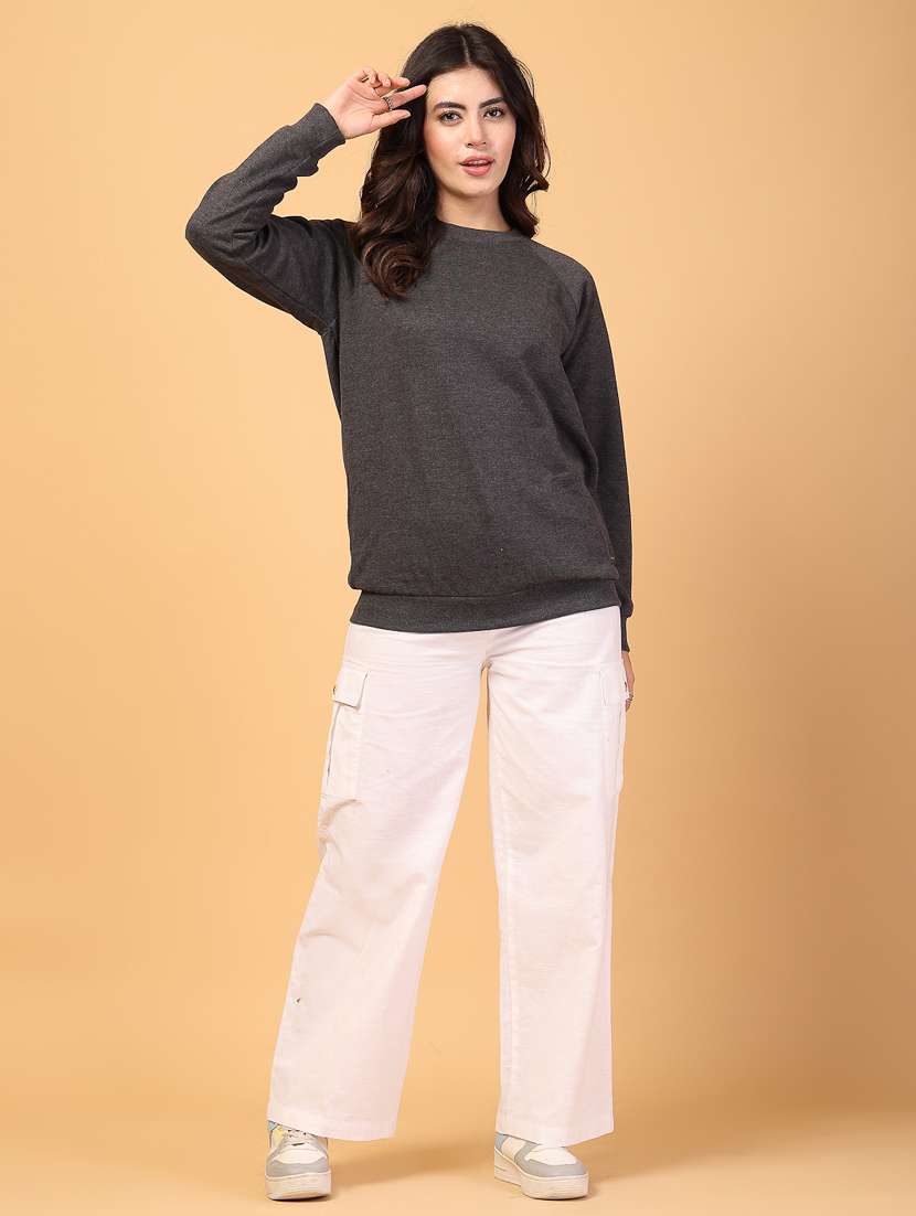 women printed long sleeve sweatshirt - 22228264 -  Standard Image - 2